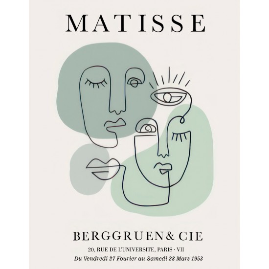 Henri Matisse Poster, Berggruen & Cie 3 Henri Matisse Poster, Berggruen & Cie 3