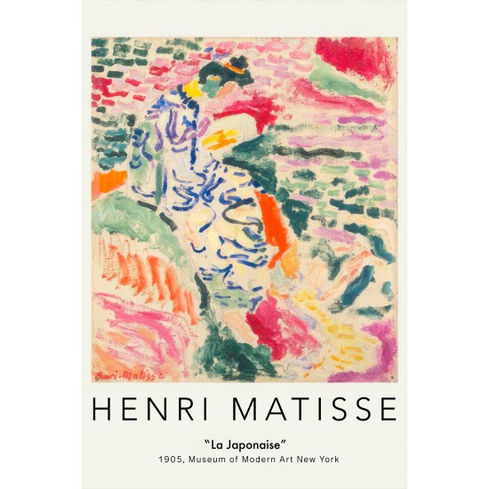 Henri Matisse İkili Poster Seti , The Open Window &  La Japonaise