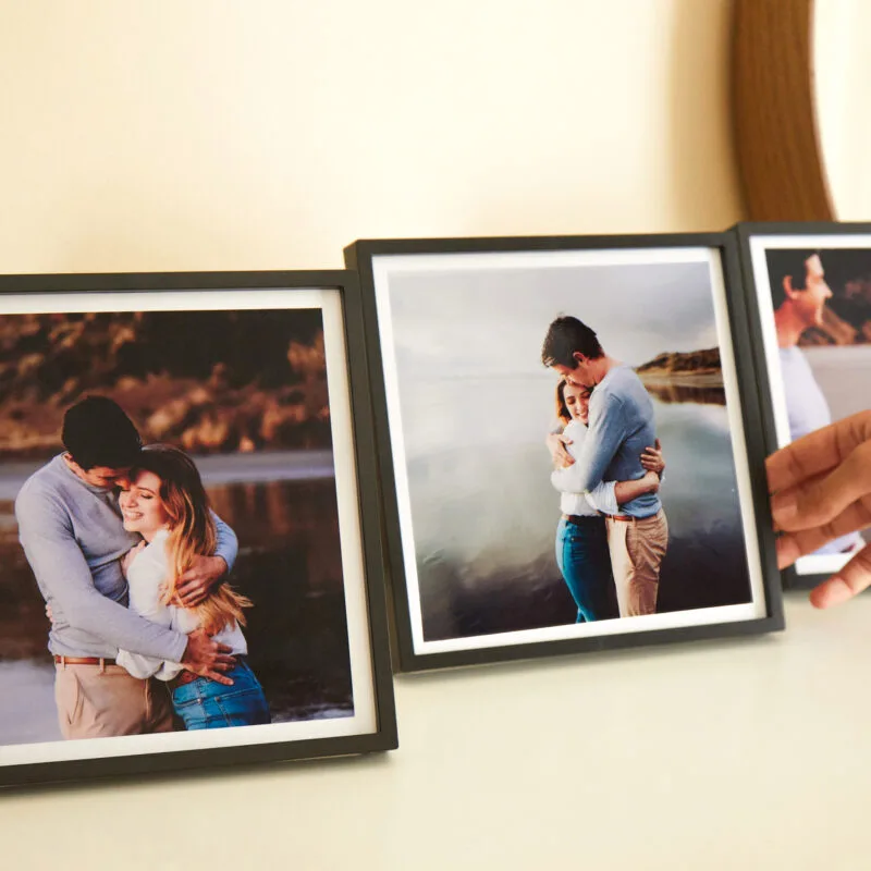 siyah sök tak çerçeve seti 20x20cm kişiye özel duvar dekorasyonu