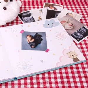 20 Adet 10x15 li Bebek Anı Defteri 12 - Resimli Foto Baskı