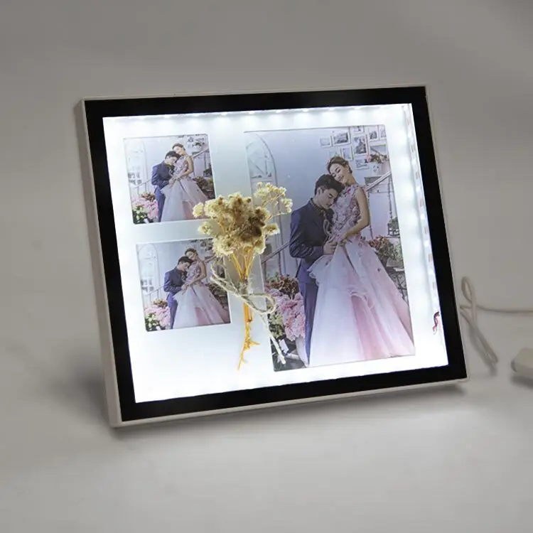 Led Işıklı 3'lü Fotoğraflı Sihirli Ayna