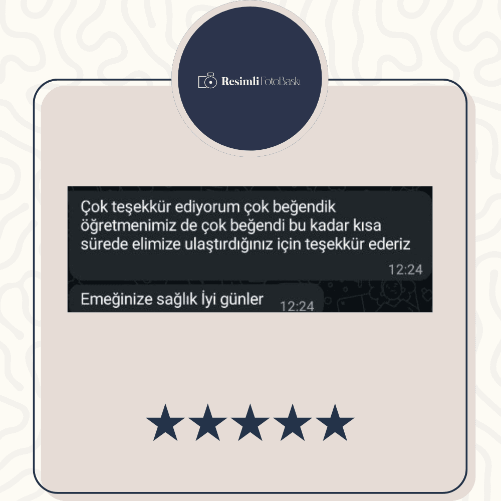 - Resimli Foto Baskı