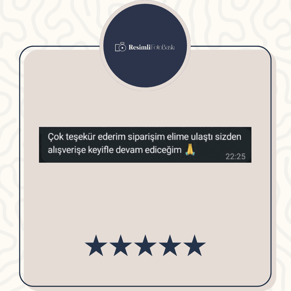 - Resimli Foto Baskı