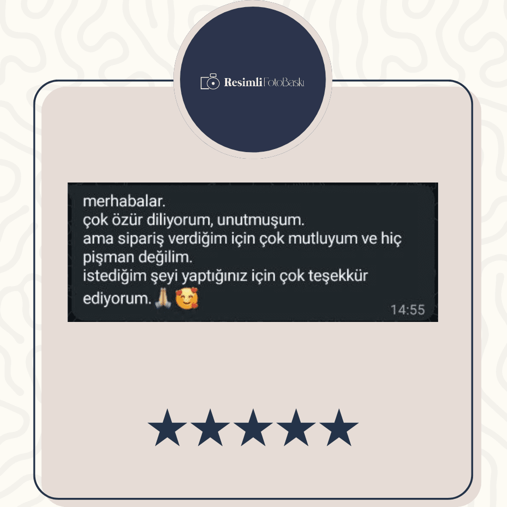 - Resimli Foto Baskı