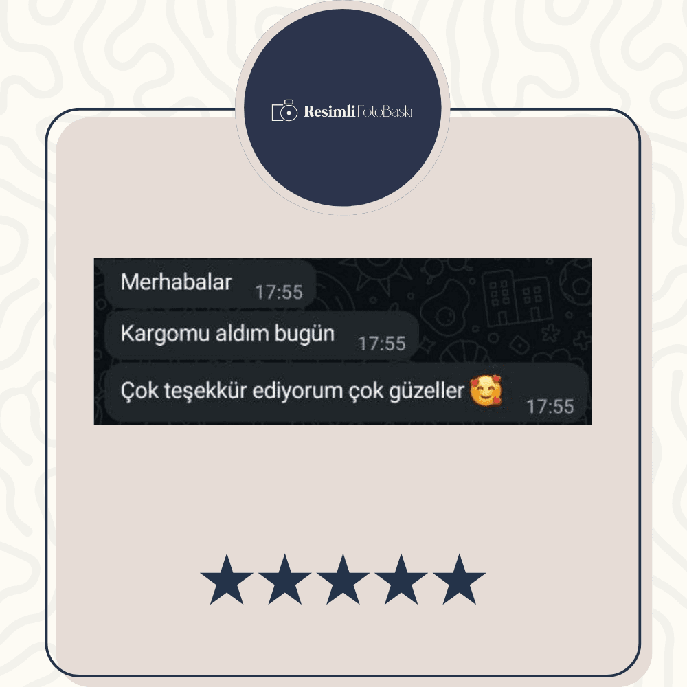 - Resimli Foto Baskı