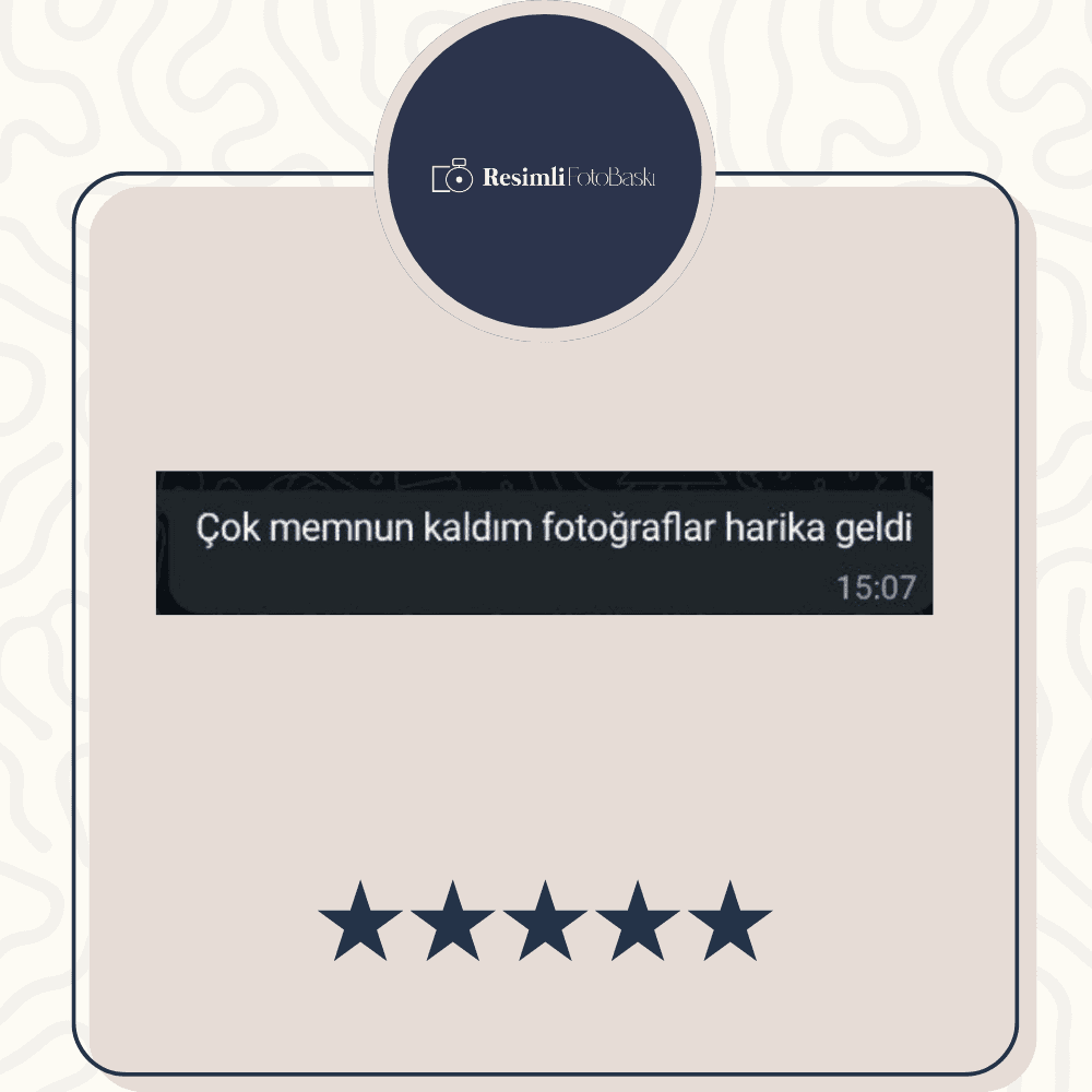 - Resimli Foto Baskı