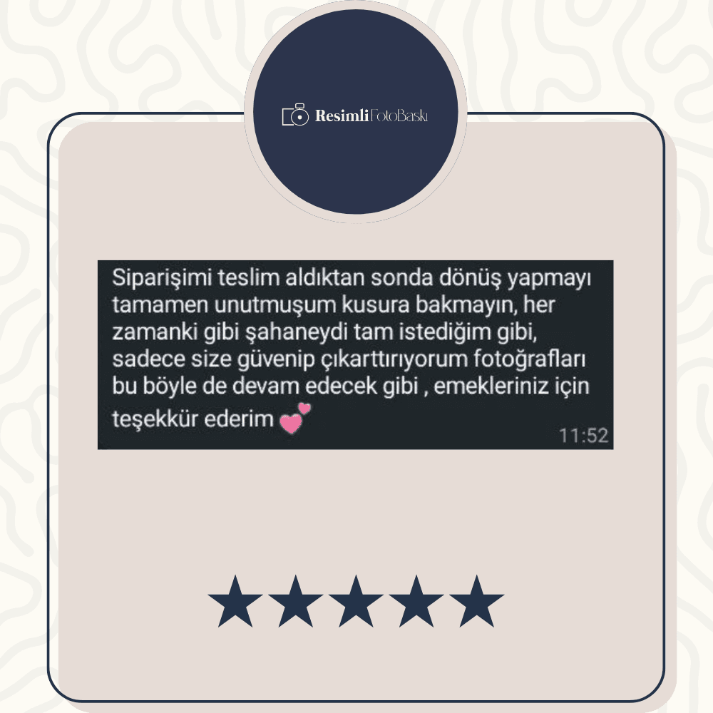 - Resimli Foto Baskı