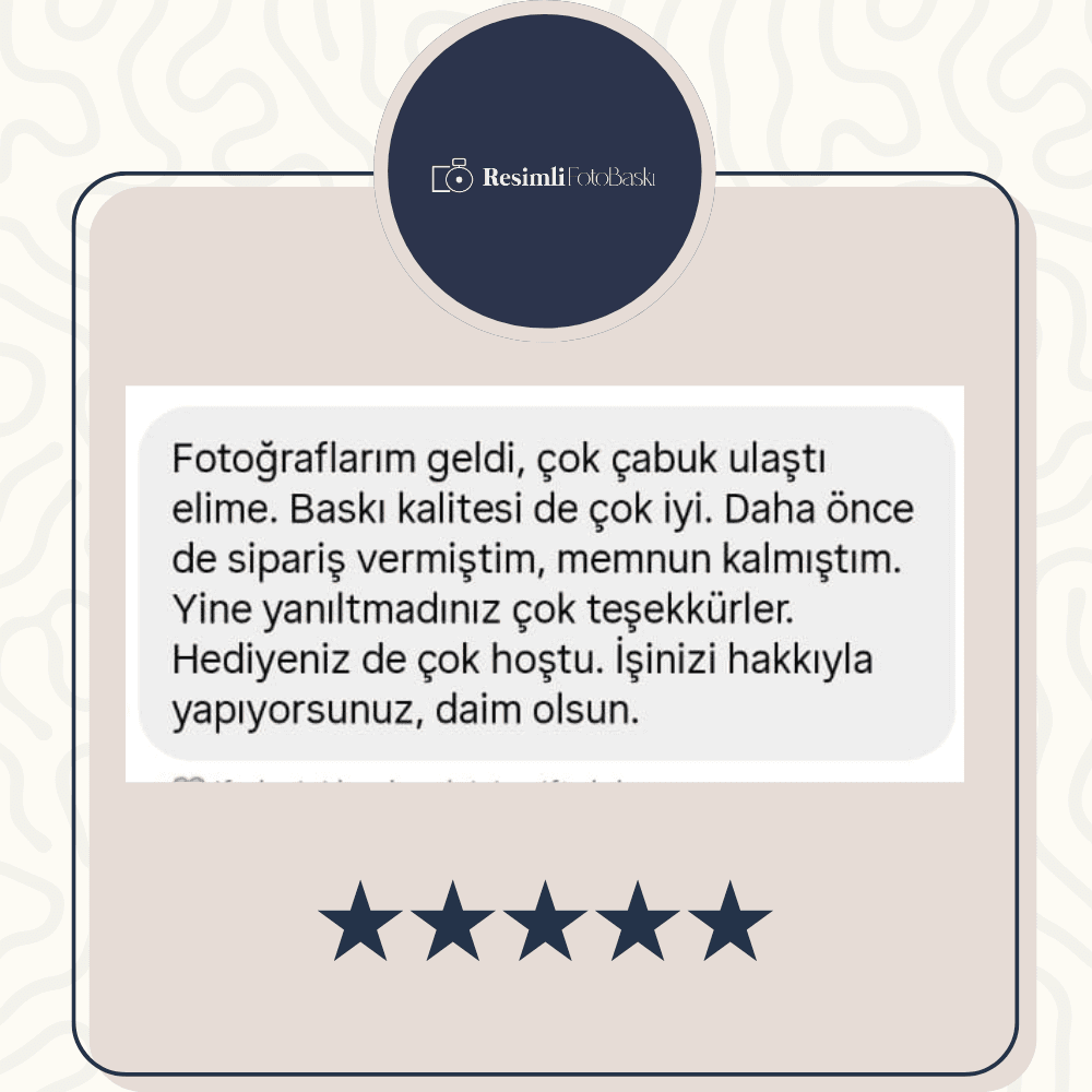 - Resimli Foto Baskı