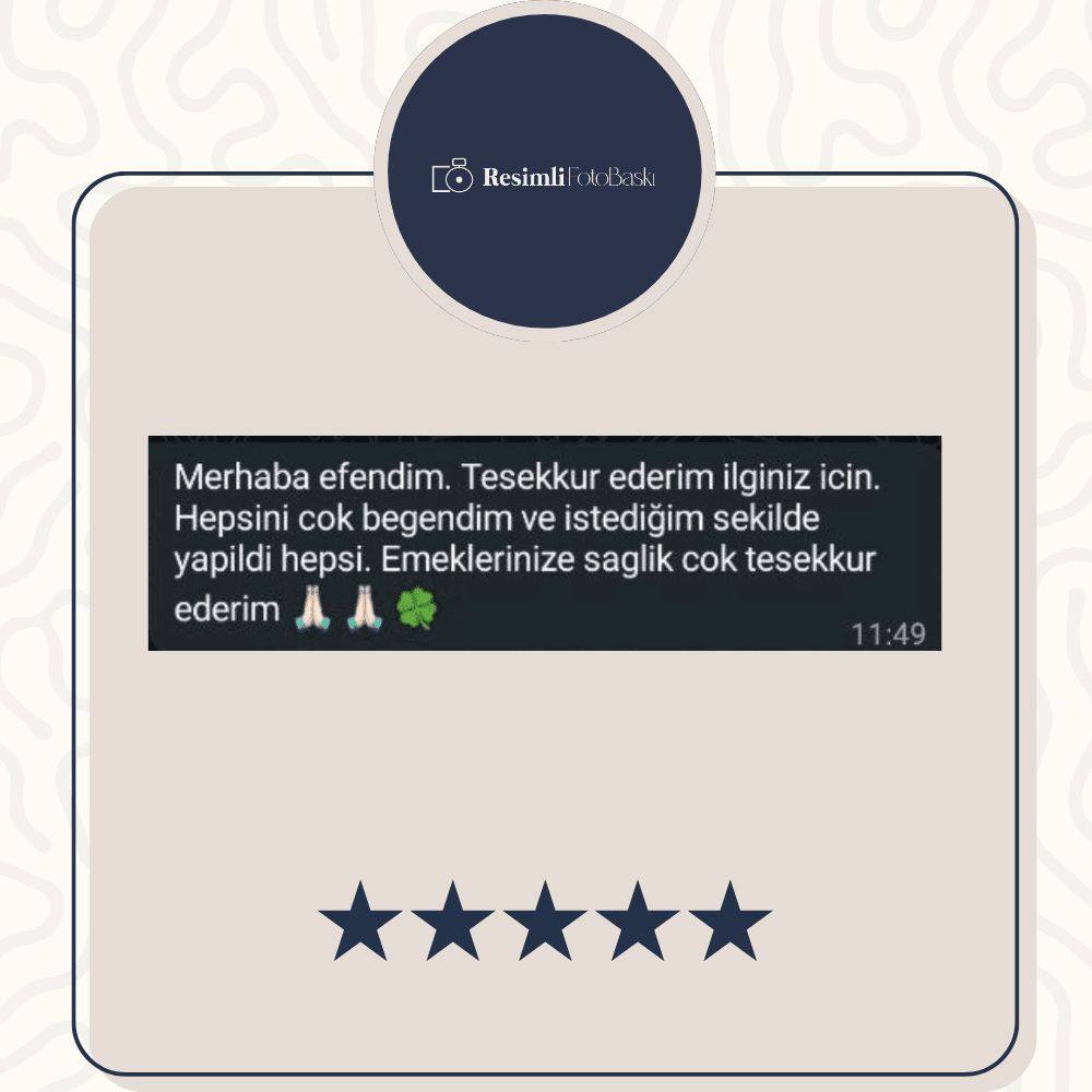 - Resimli Foto Baskı