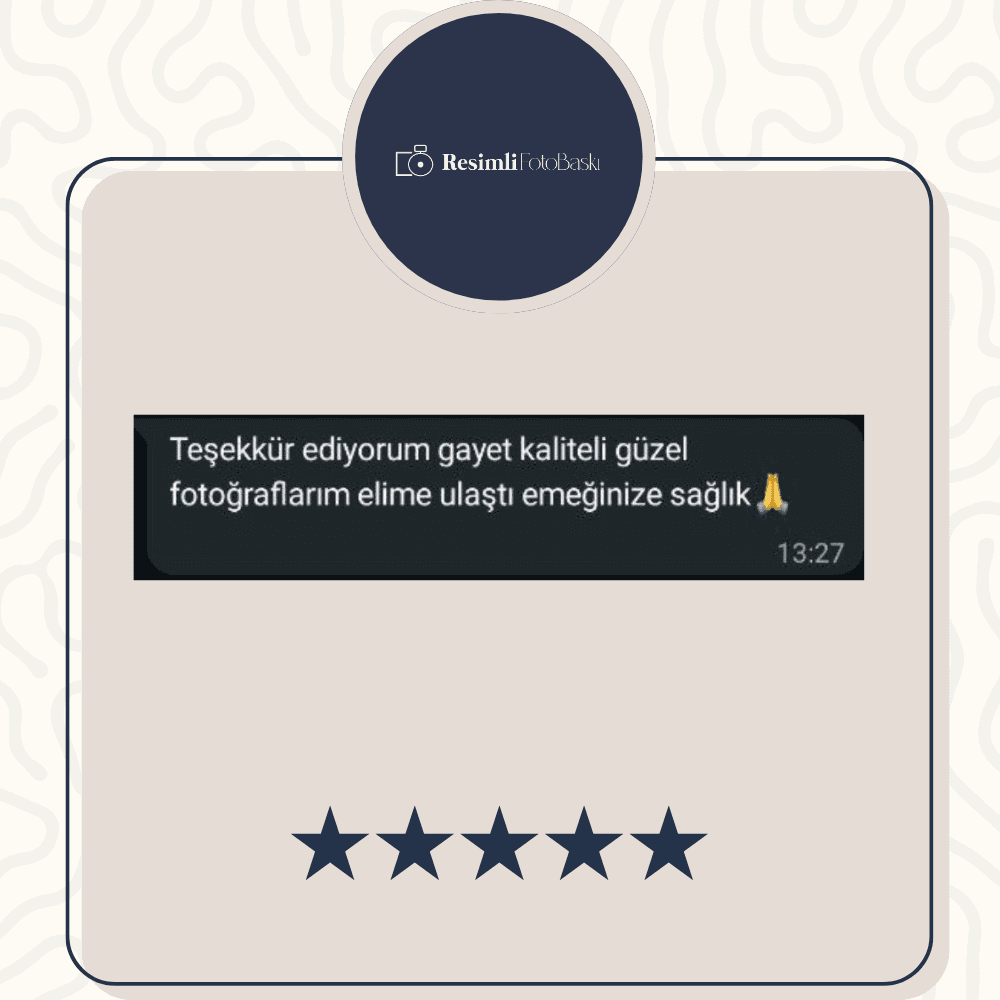 - Resimli Foto Baskı
