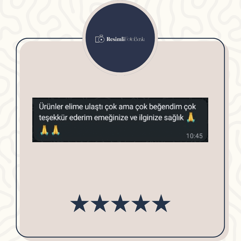 - Resimli Foto Baskı