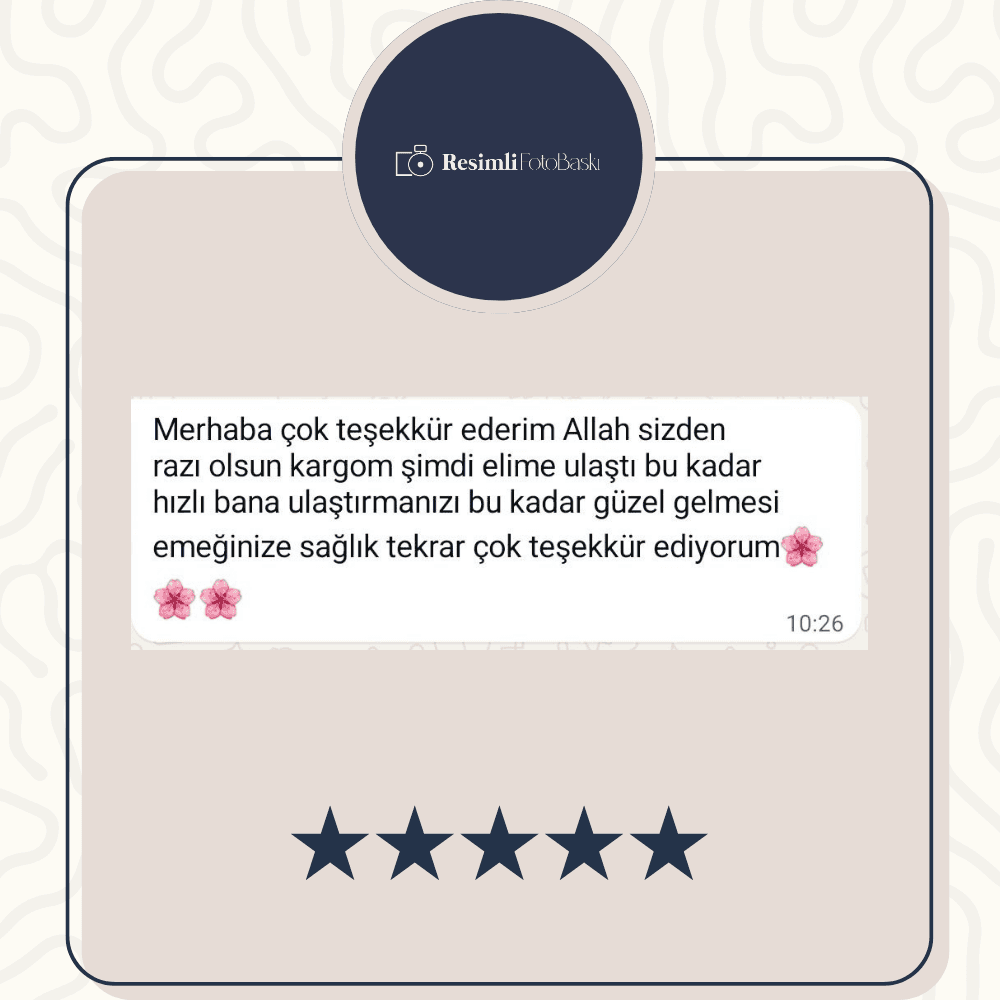 - Resimli Foto Baskı