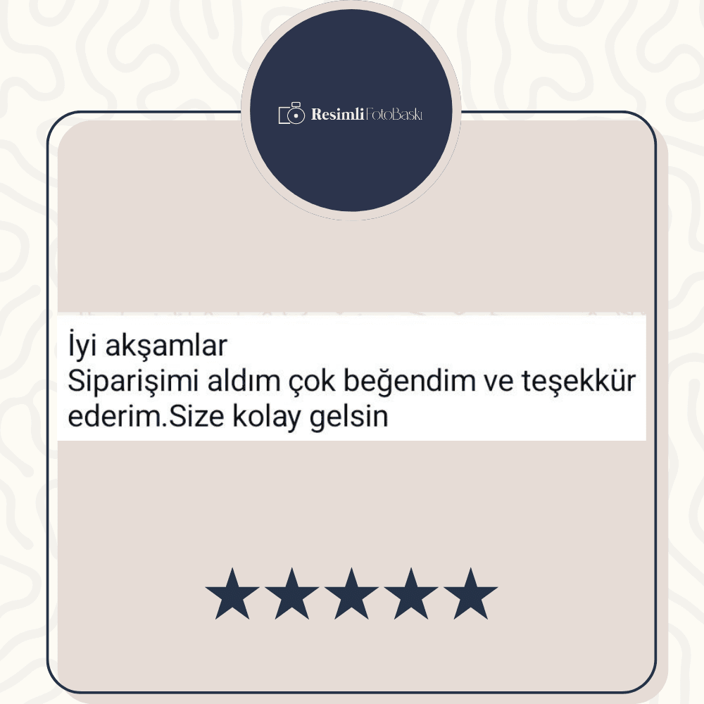 - Resimli Foto Baskı