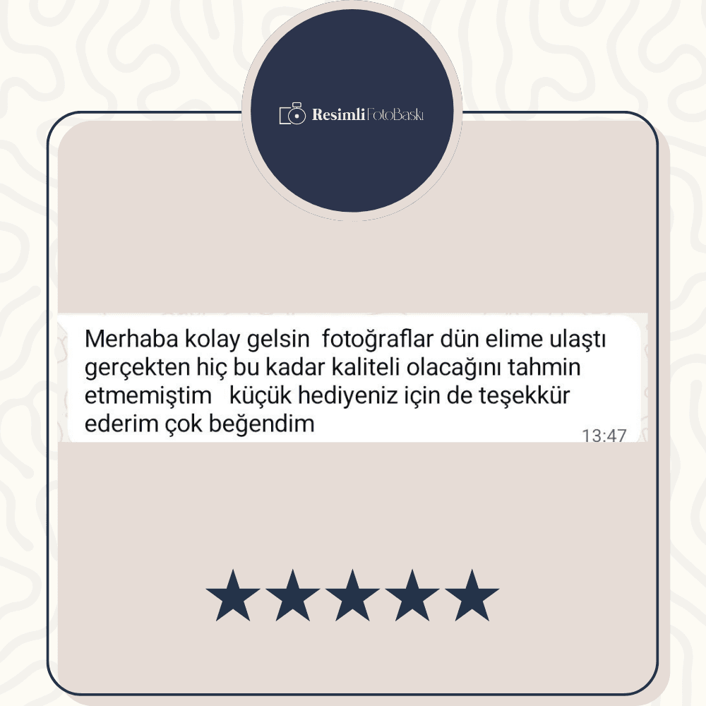 - Resimli Foto Baskı